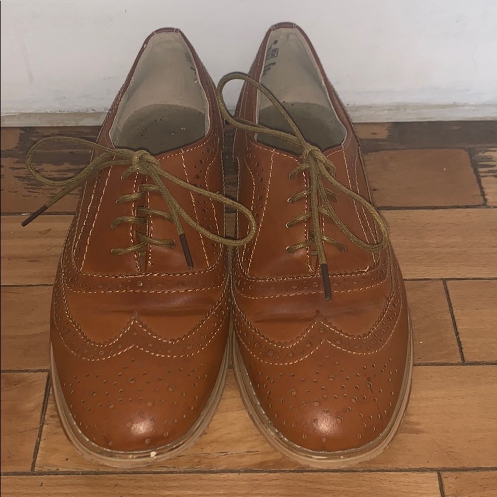 Urban Outfitters Brown Leather Oxfords
